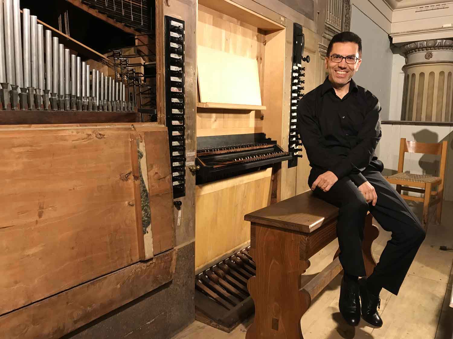 mario ciferri, direttore coro, organista, musica organistica, organo, cemballista